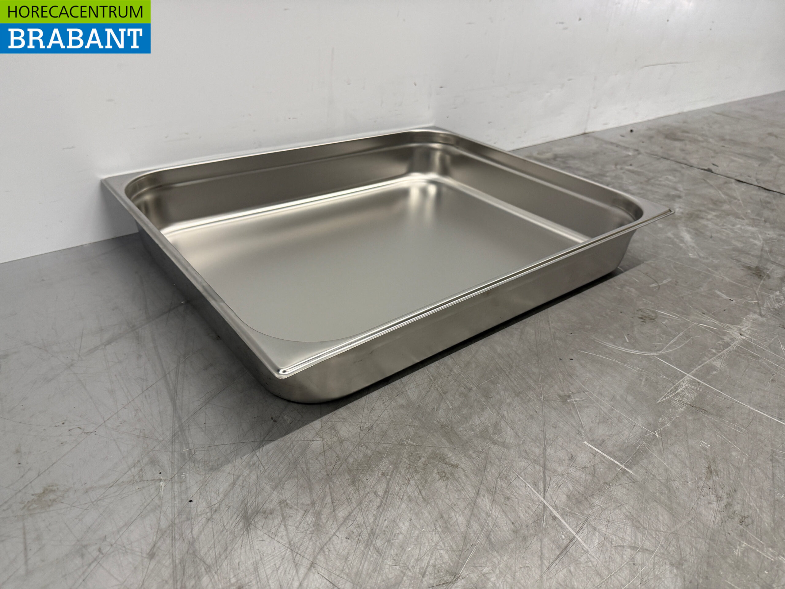Stainless steel 2/1 GN - Gastronorm Tray 100 mm Catering - Image 3
