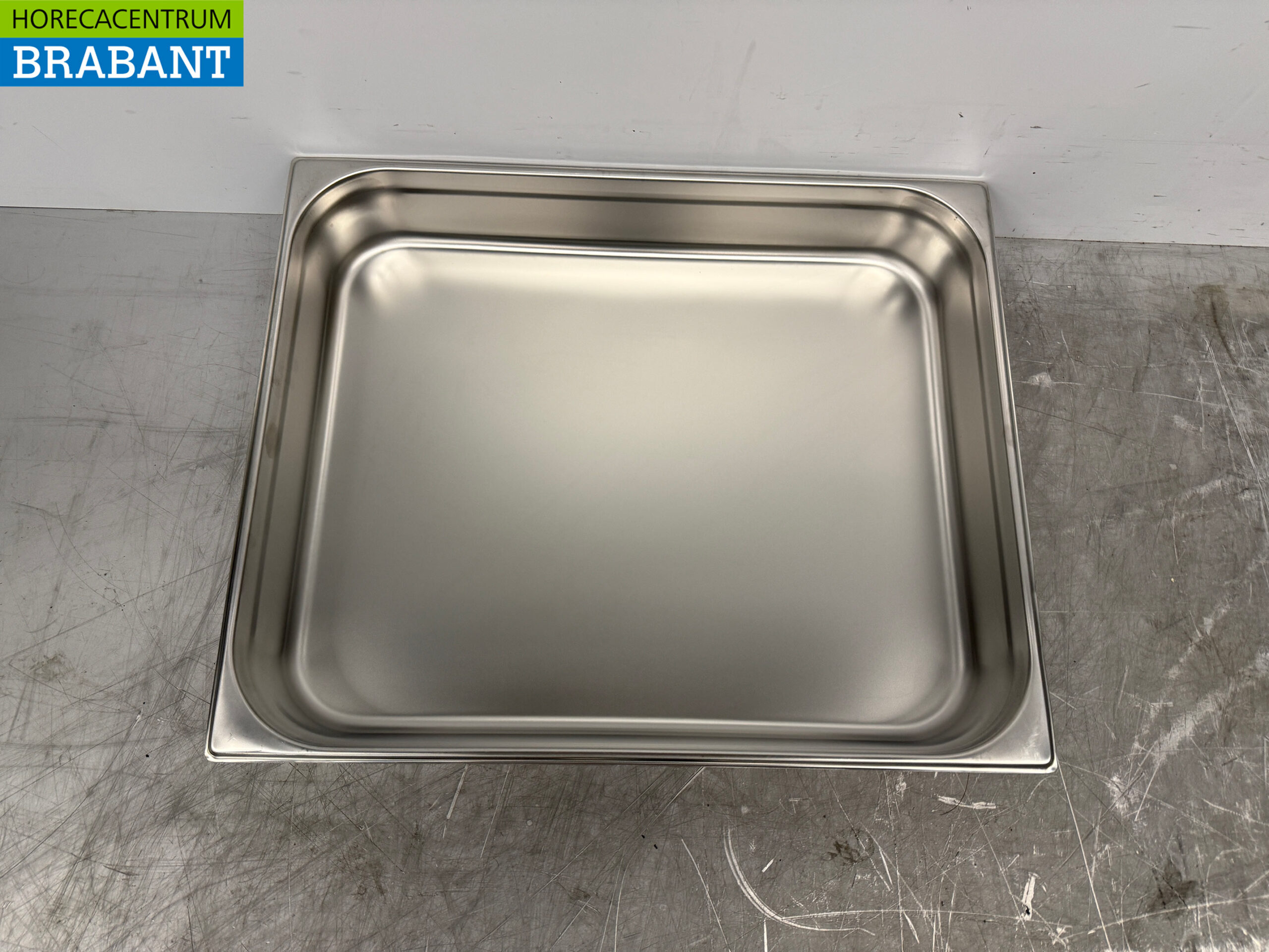 Stainless steel 2/1 GN - Gastronorm Tray 100 mm Catering - Image 4