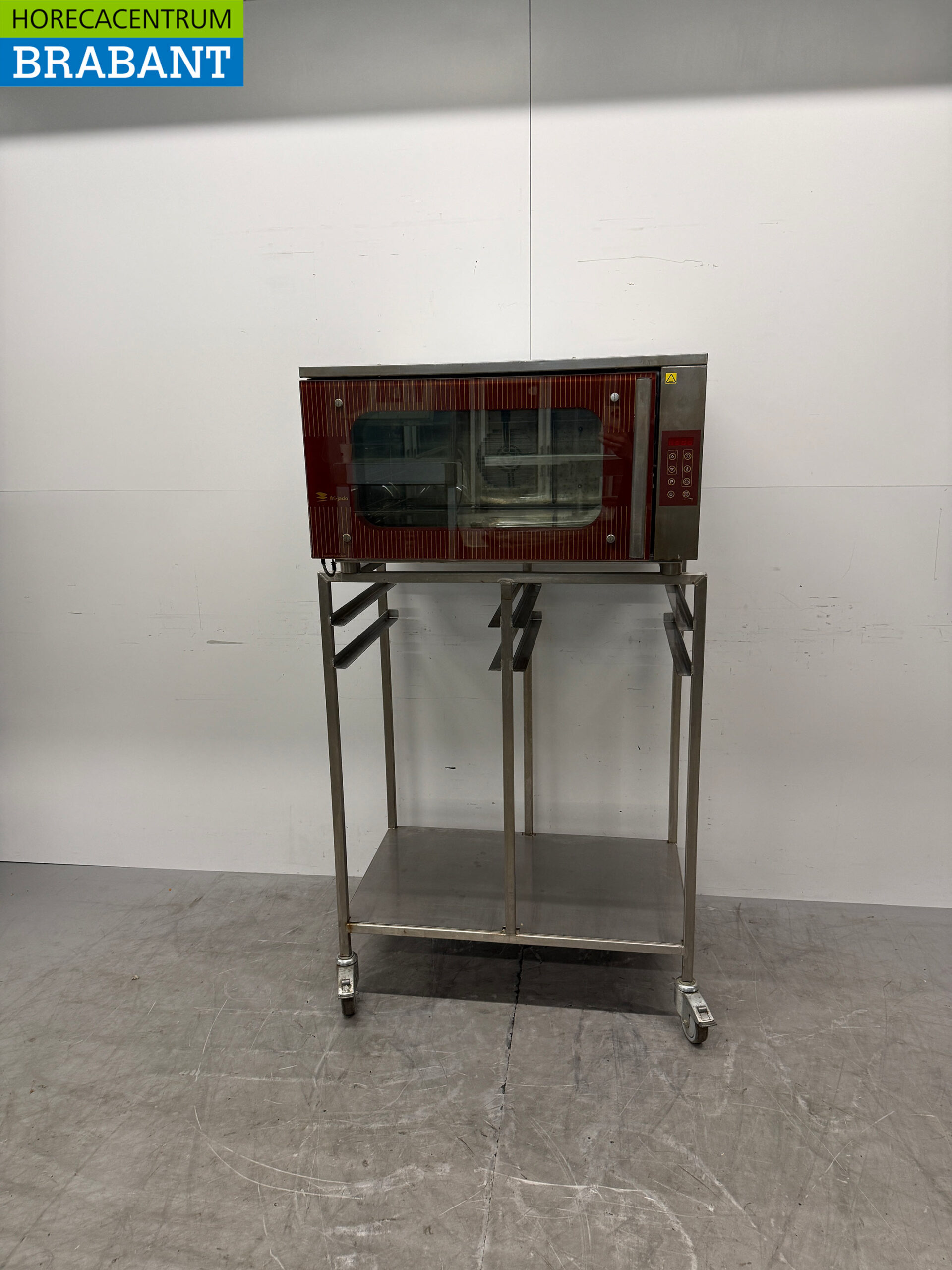 Stainless steel Fri-Jado Hot air oven with moisture injection 3 x 60/40 cm 230V Horeca