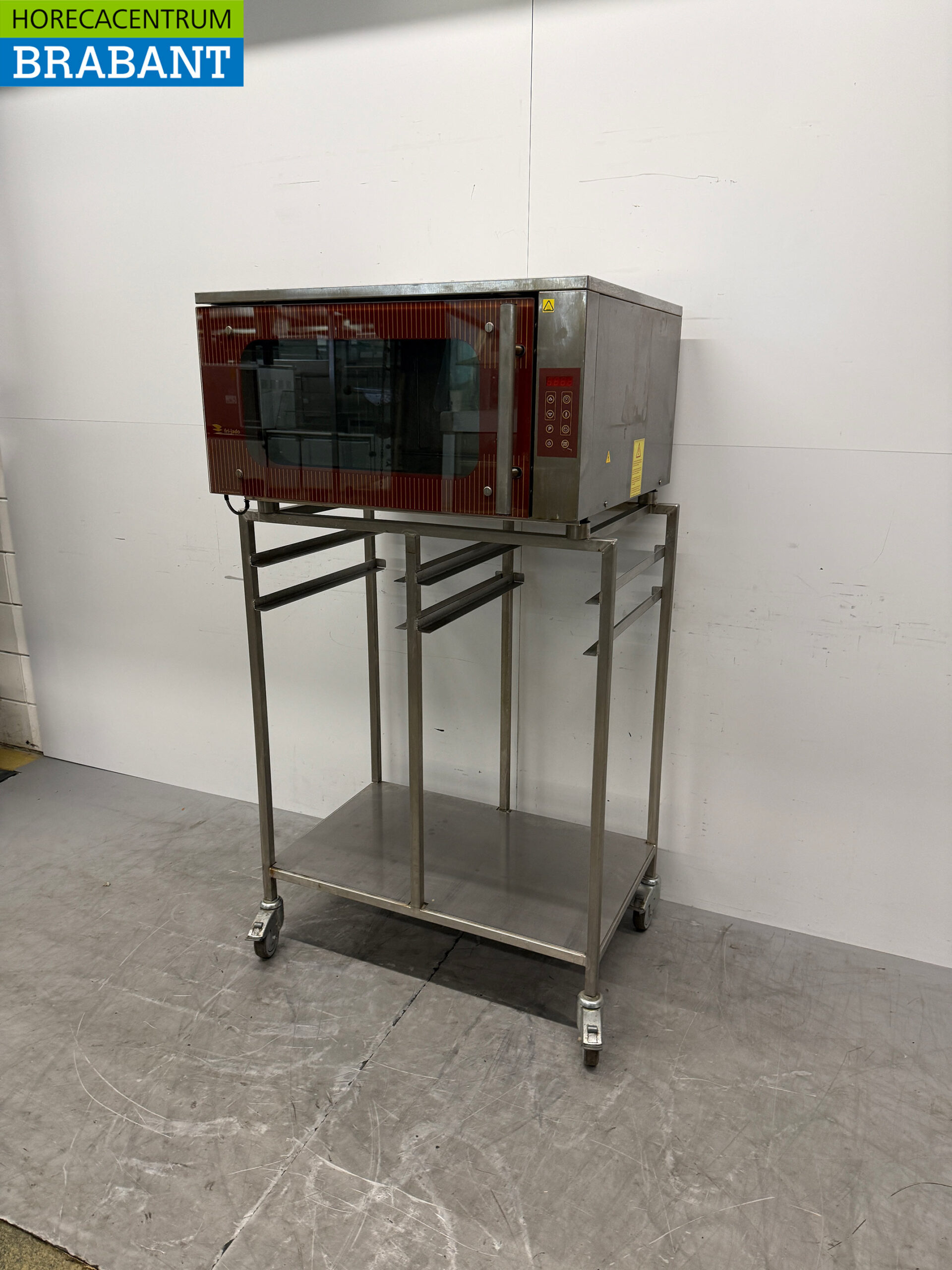 Stainless steel Fri-Jado Hot air oven with moisture injection 3 x 60/40 cm 230V Horeca - Image 2