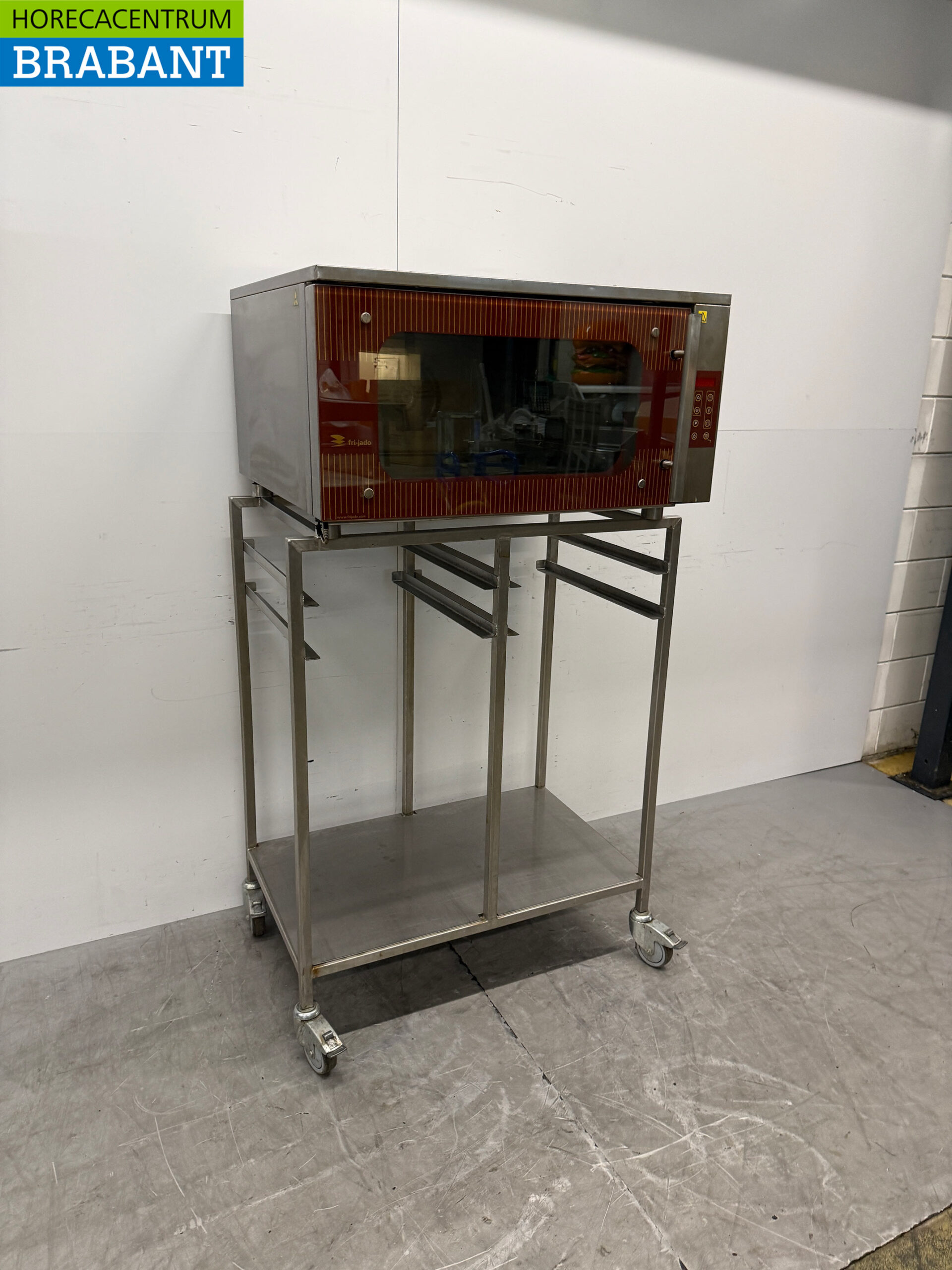 Stainless steel Fri-Jado Hot air oven with moisture injection 3 x 60/40 cm 230V Horeca - Image 3