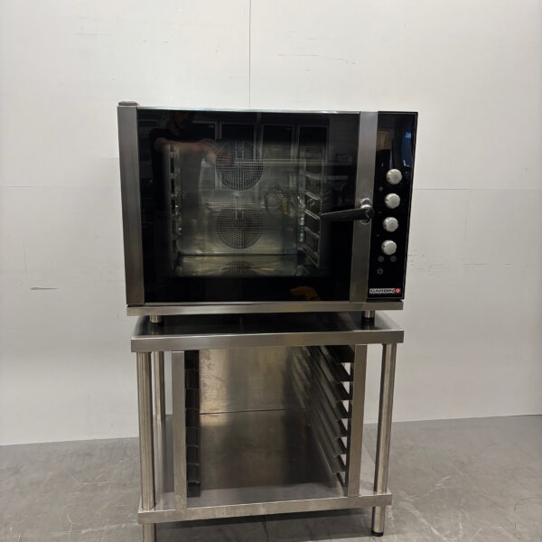 Stainless Steel Garbin Convection Oven with Moisture Injection and Stand, 6 x 1/1 G, 400V, Commercial Use