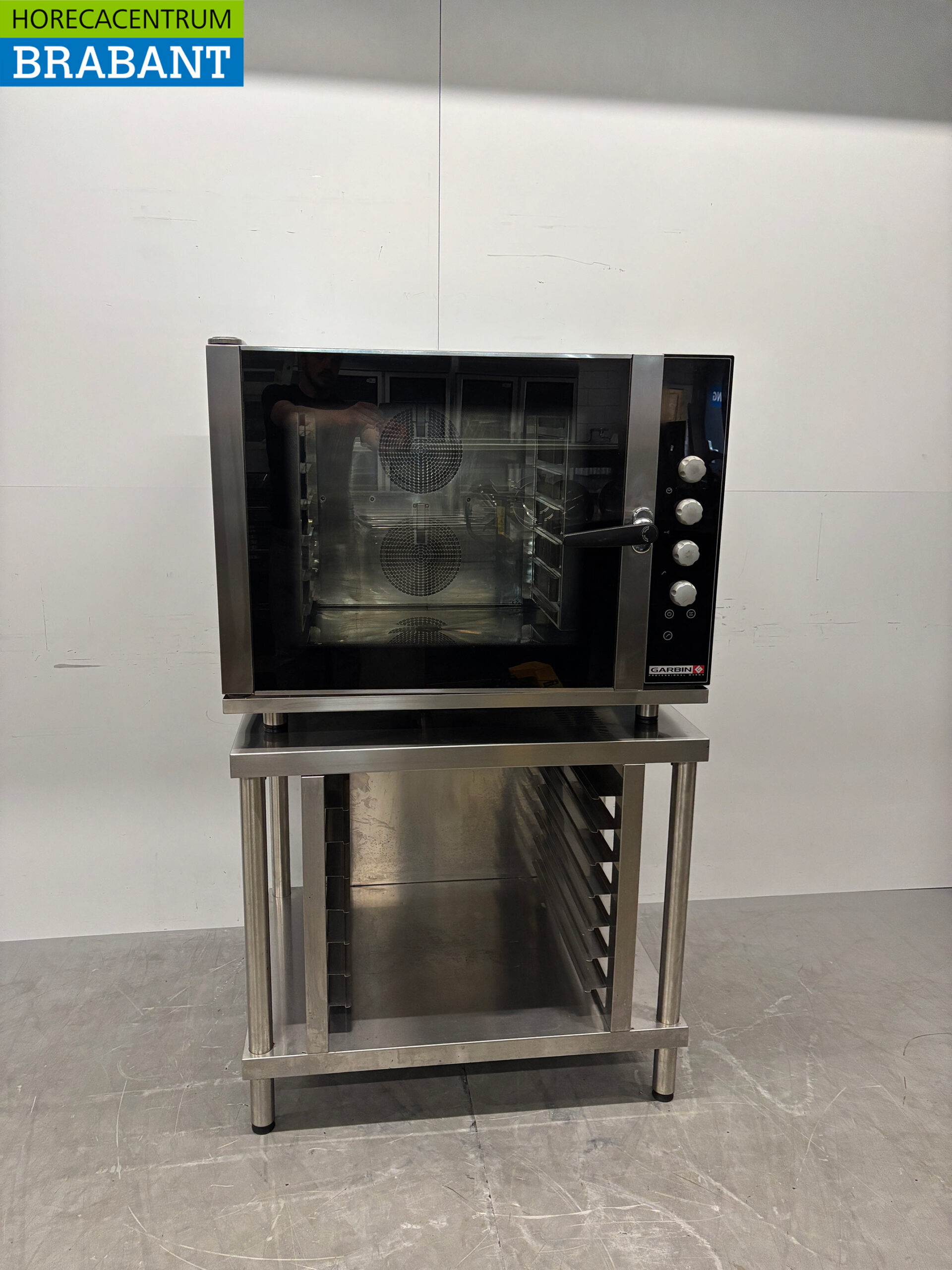 Stainless Steel Garbin Convection Oven with Moisture Injection and Stand, 6 x 1/1 G, 400V, Commercial Use
