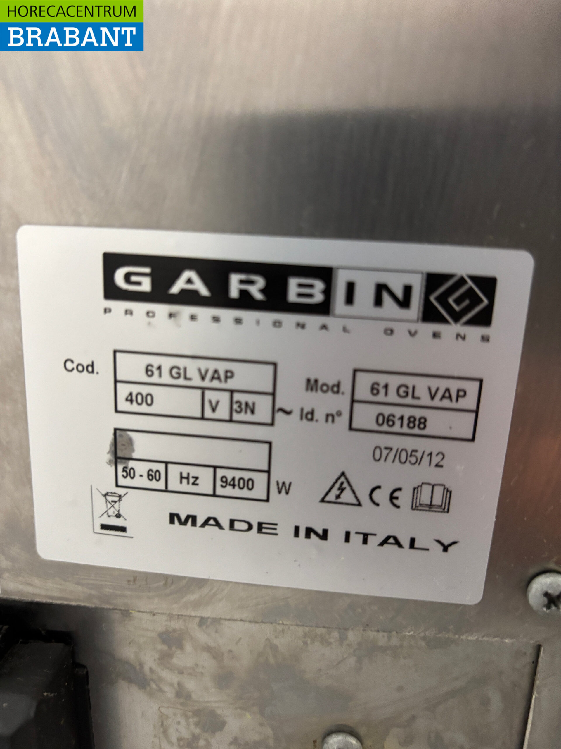 Stainless Steel Garbin Convection Oven with Moisture Injection and Stand, 6 x 1/1 G, 400V, Commercial Use - Image 5