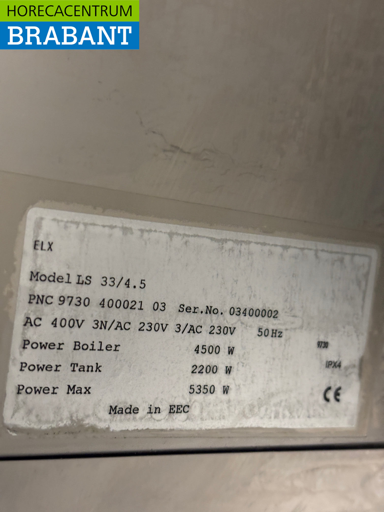 Stainless steel Zanussi Dishwasher with drain pump 230V Horeca - Image 5