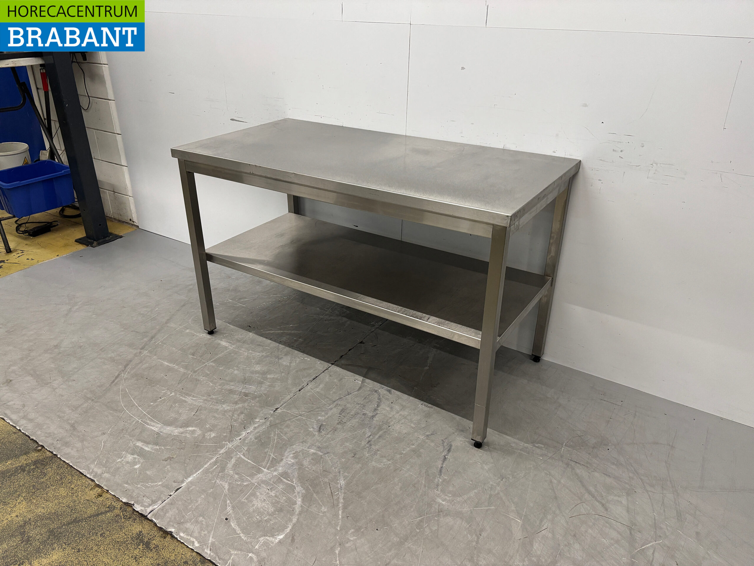 Stainless Steel Work Table with Base, 140 x 70 x 87.5 cm, Food Service - Image 2