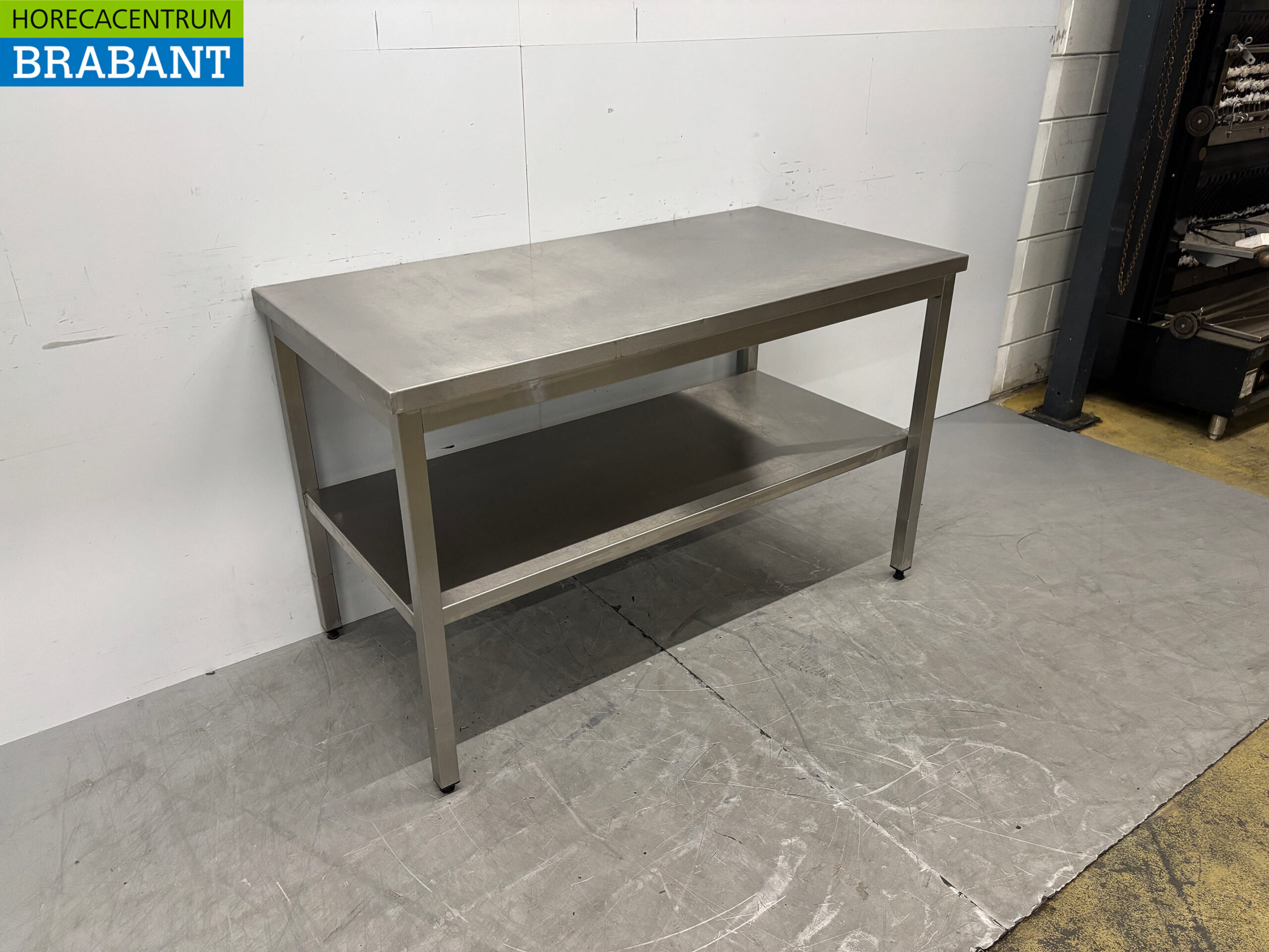 Stainless Steel Work Table with Base, 140 x 70 x 87.5 cm, Food Service - Image 3