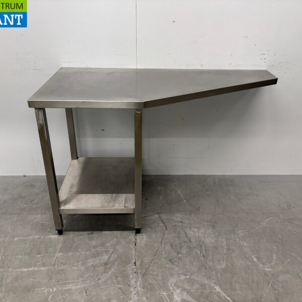 Stainless Steel Work Table with Storage, 139 x 70 x 86.5 cm, Food Service