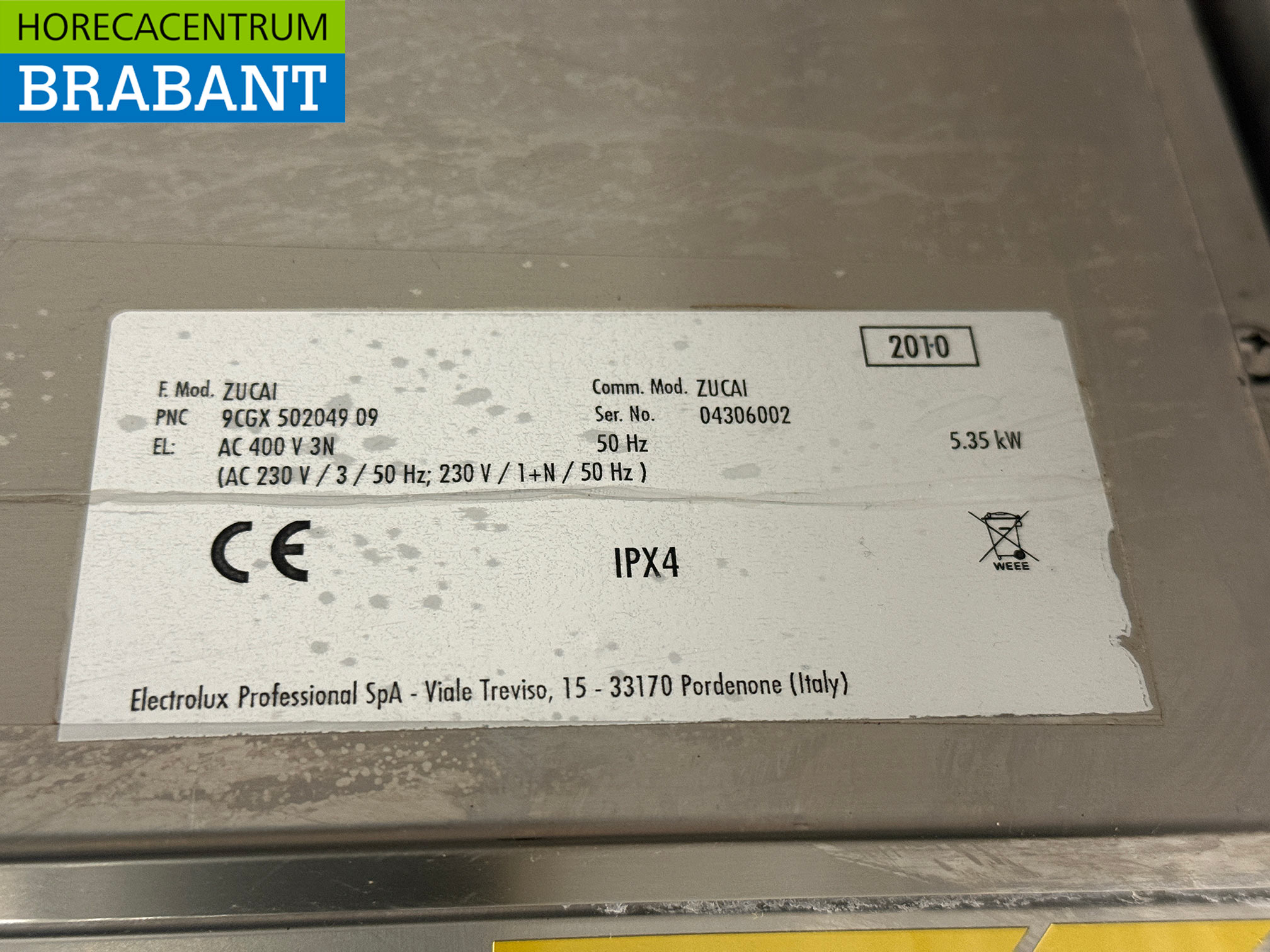 Stainless steel Zanussi Zucai Dishwasher 230V Catering - Image 6