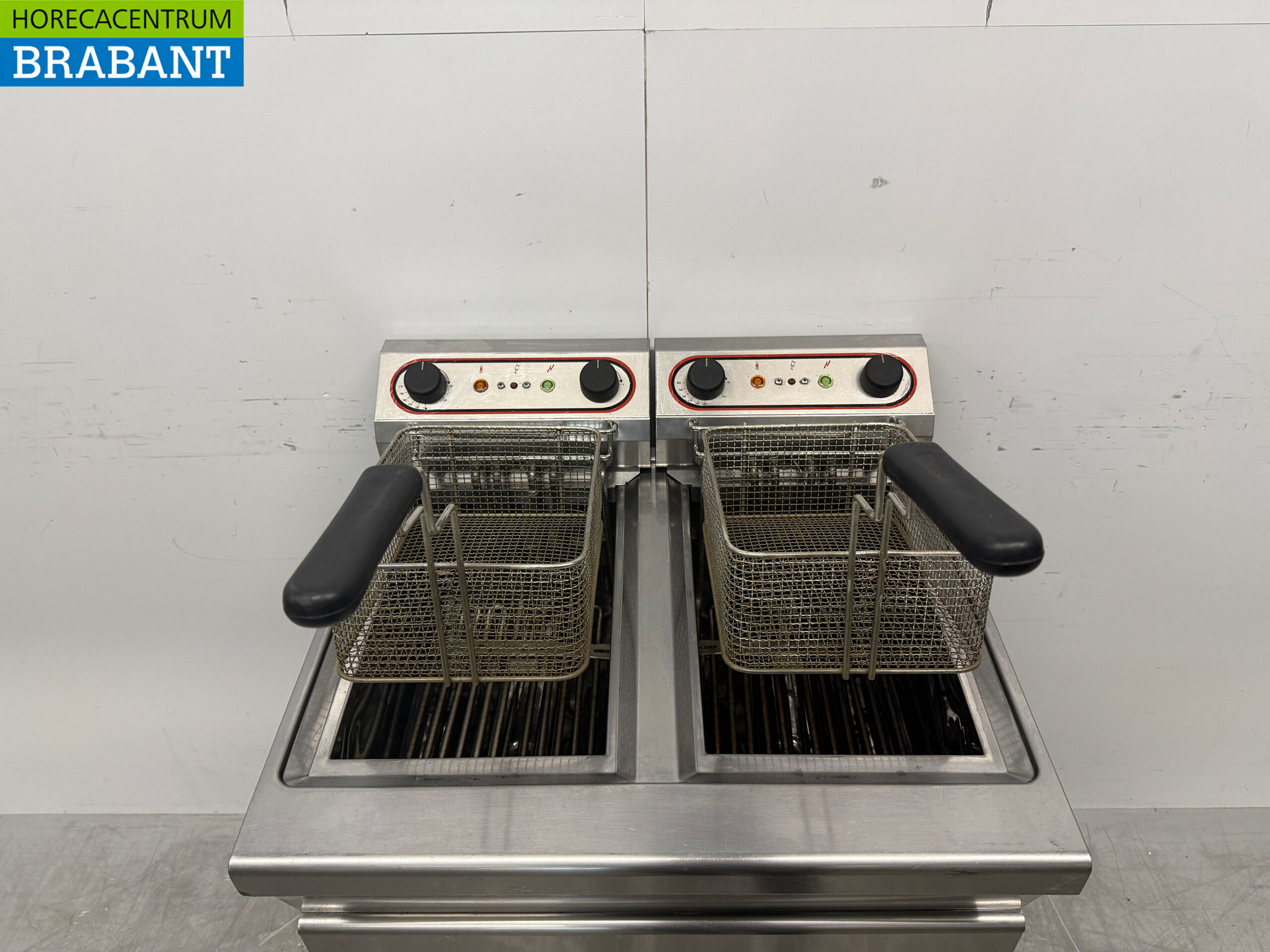 Stainless Steel Stilfer Double Deep Fryer, 2 x 12 liters, 2 x 400V, Commercial Use - Image 4