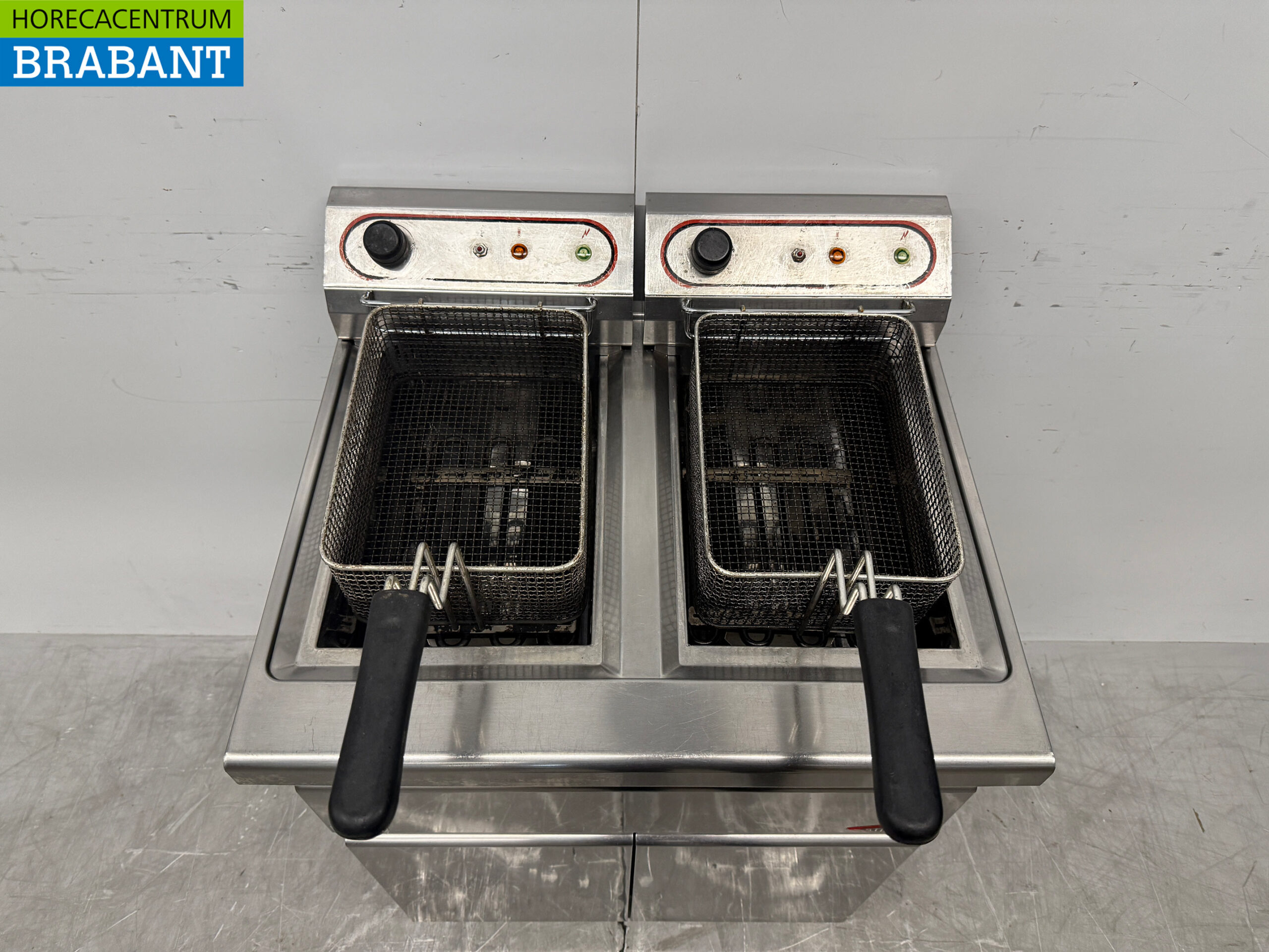 Stainless steel Stilfer Double Fryer 2 x 9 liters 2 x 230V Horeca - Image 4
