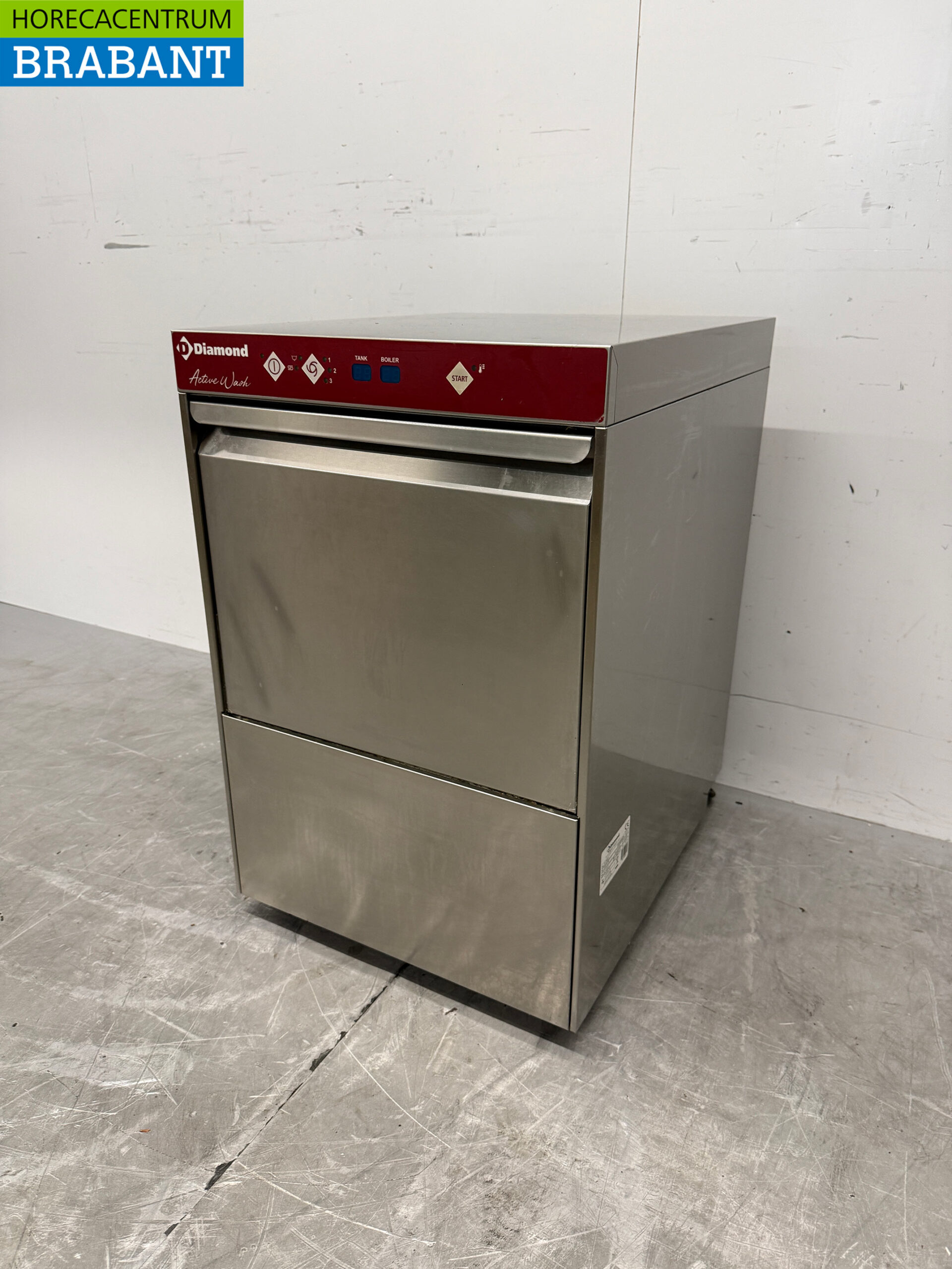 Stainless Steel Diamond Glass Washer with Drain Pump, 230V, for the Food Service Industry - Image 2