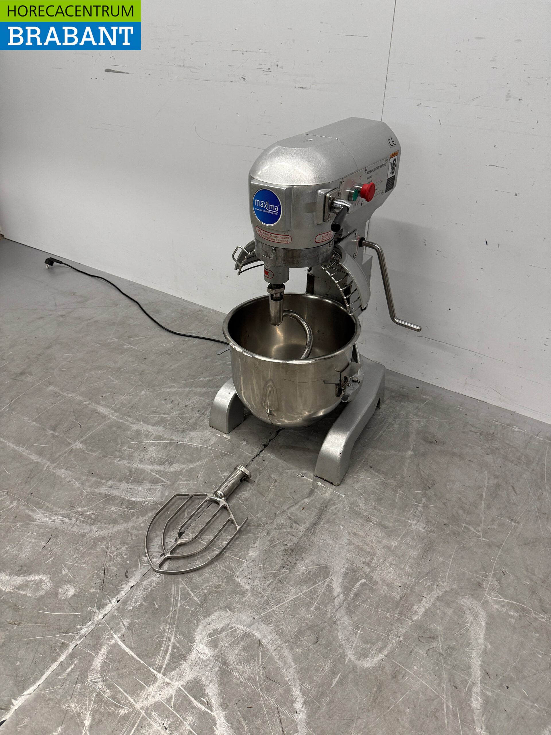 Planetary Mixer, Stainless Steel Bowl, 20 Liters, 230V, Bakery and Food Service - Image 2