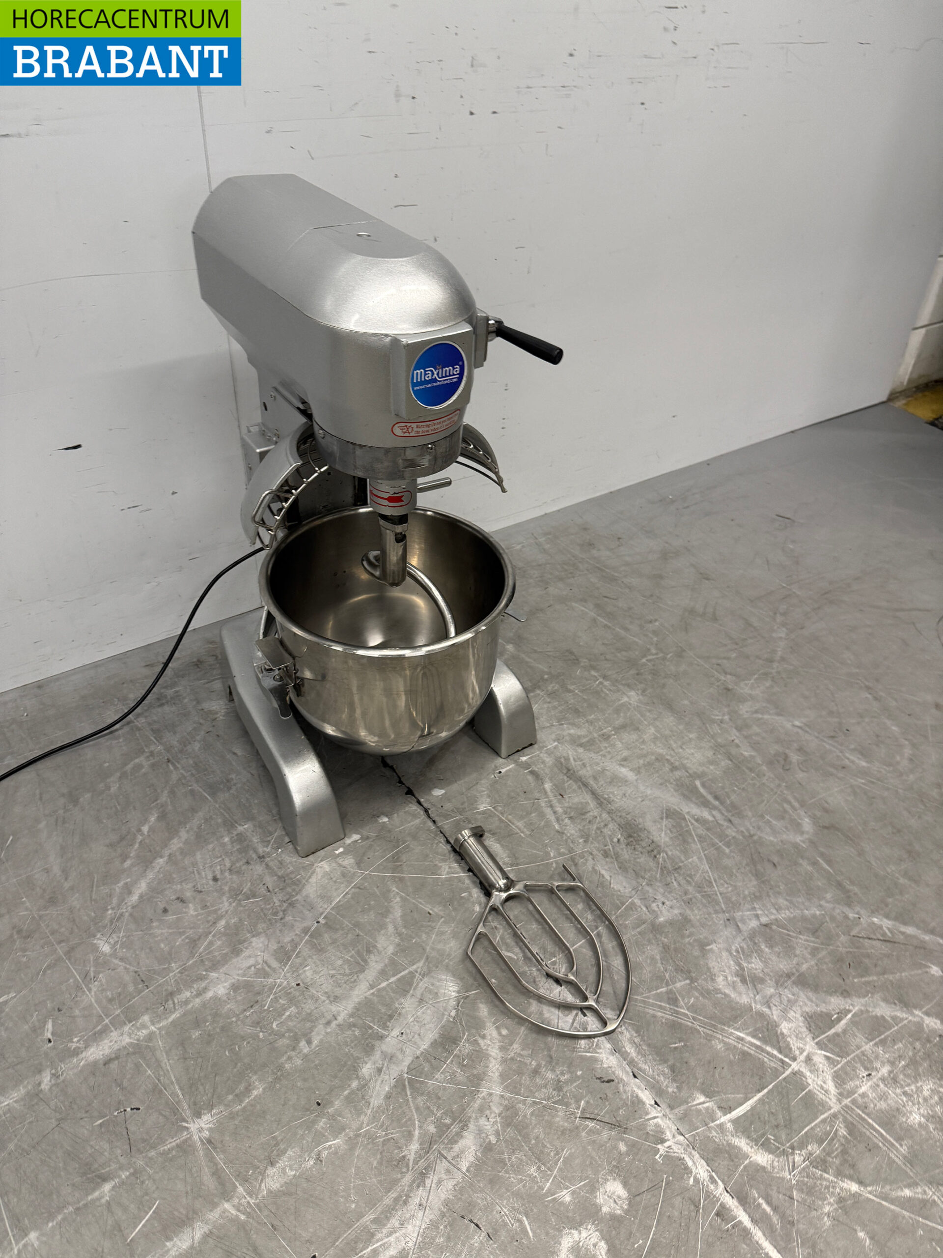 Planetary Mixer, Stainless Steel Bowl, 20 Liters, 230V, Bakery and Food Service - Image 3