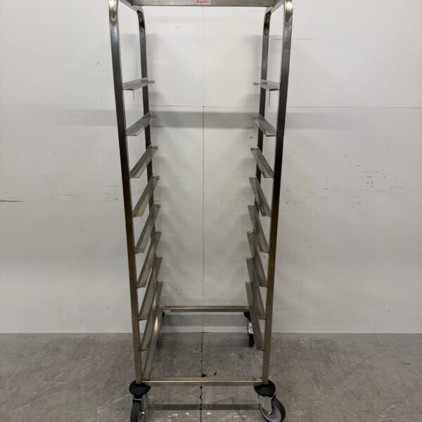 HCB Stainless Steel Shelving Cart for 9 Laundry Baskets, 50 x 50 cm, Food Service