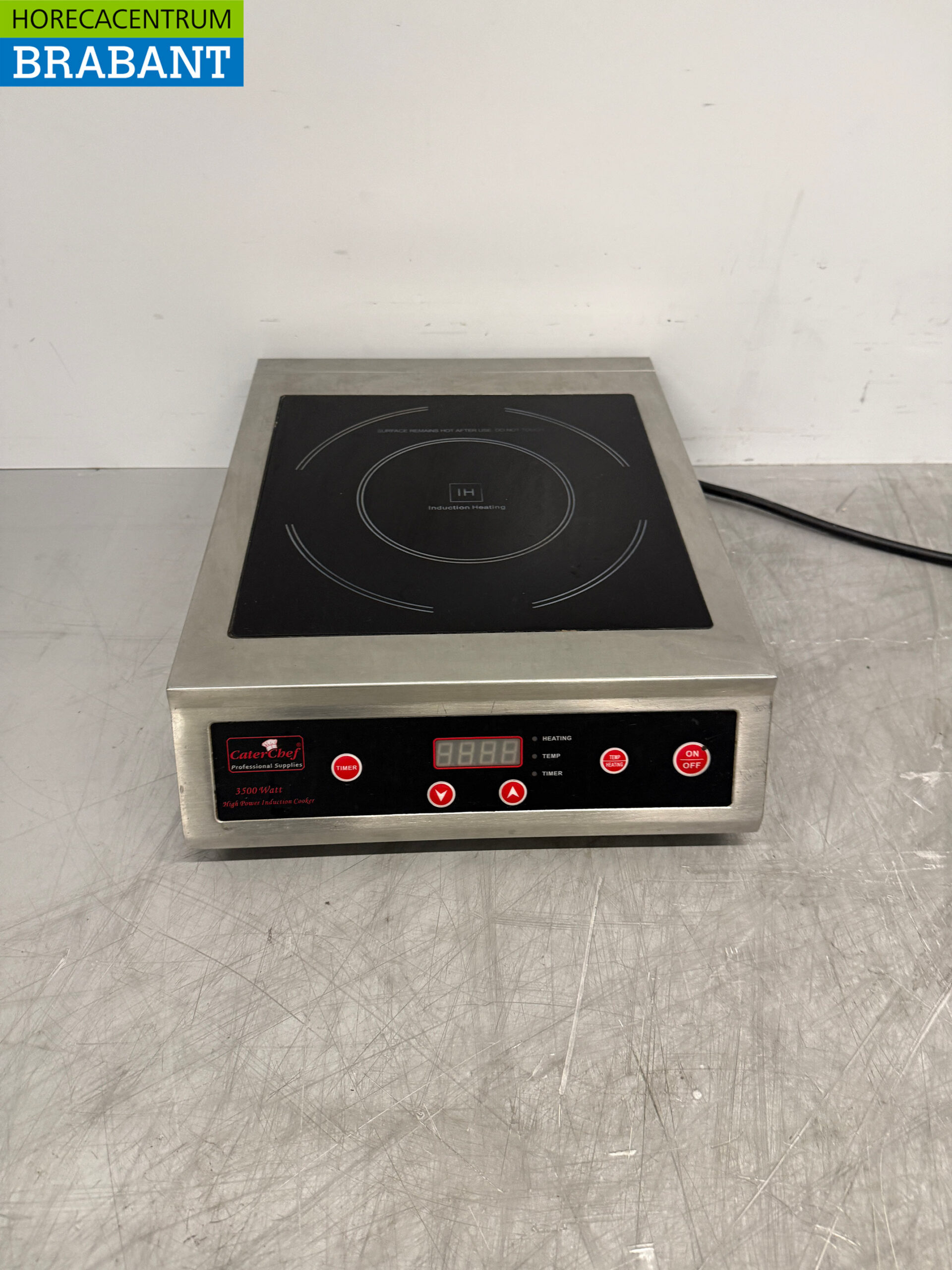 Stainless Steel Hendi Induction Cooktop, 3.5 kW, 230V, Commercial Use