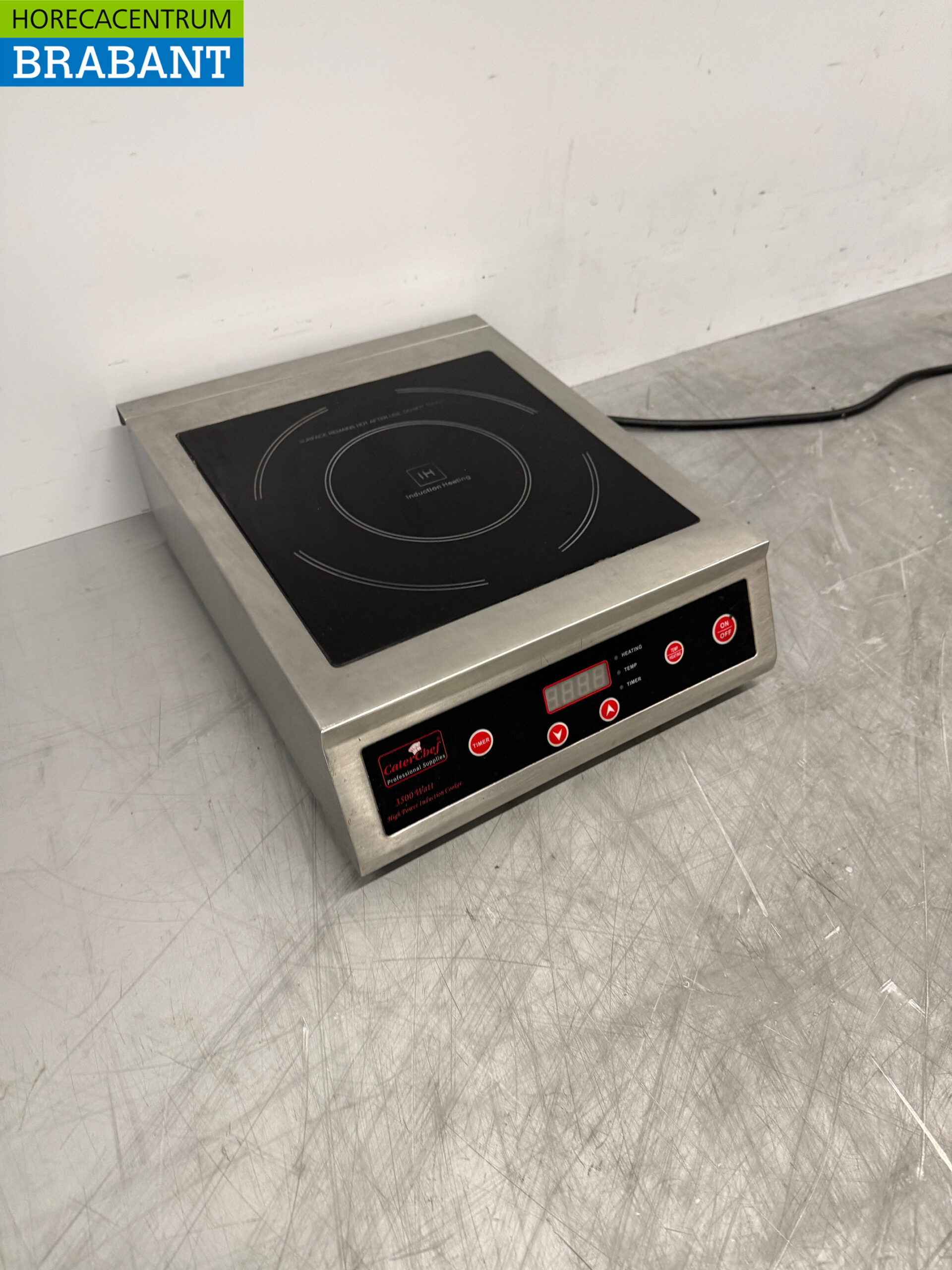 Stainless Steel Hendi Induction Cooktop, 3.5 kW, 230V, Commercial Use - Image 3
