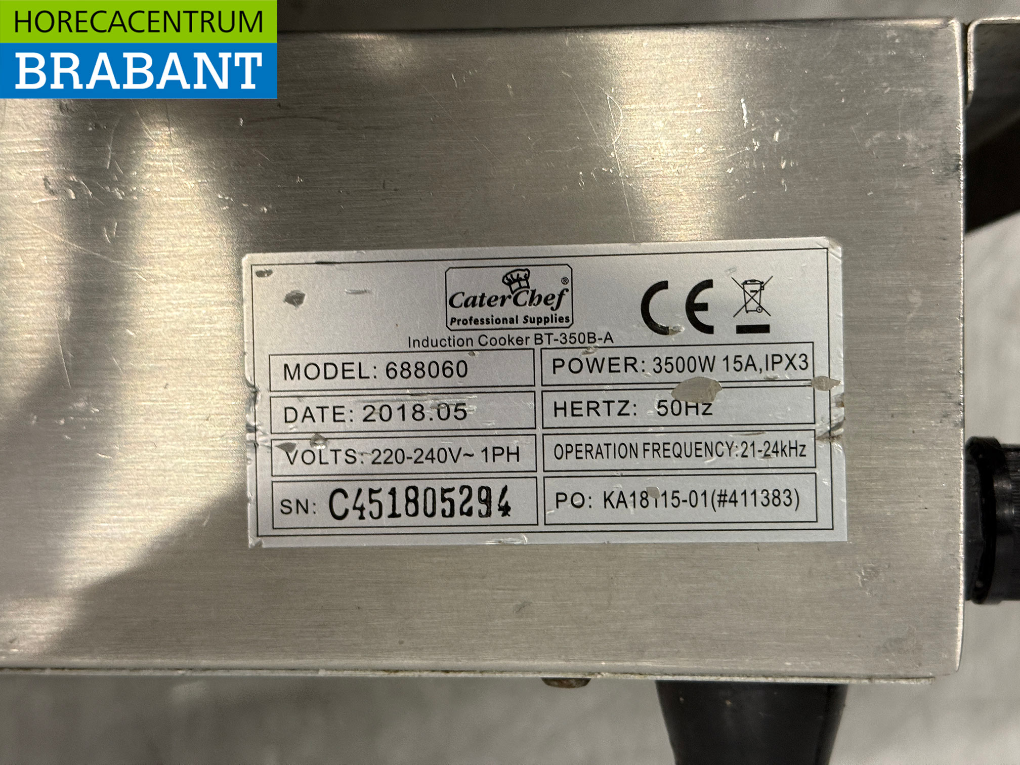 Stainless Steel Hendi Induction Cooktop, 3.5 kW, 230V, Commercial Use - Image 5
