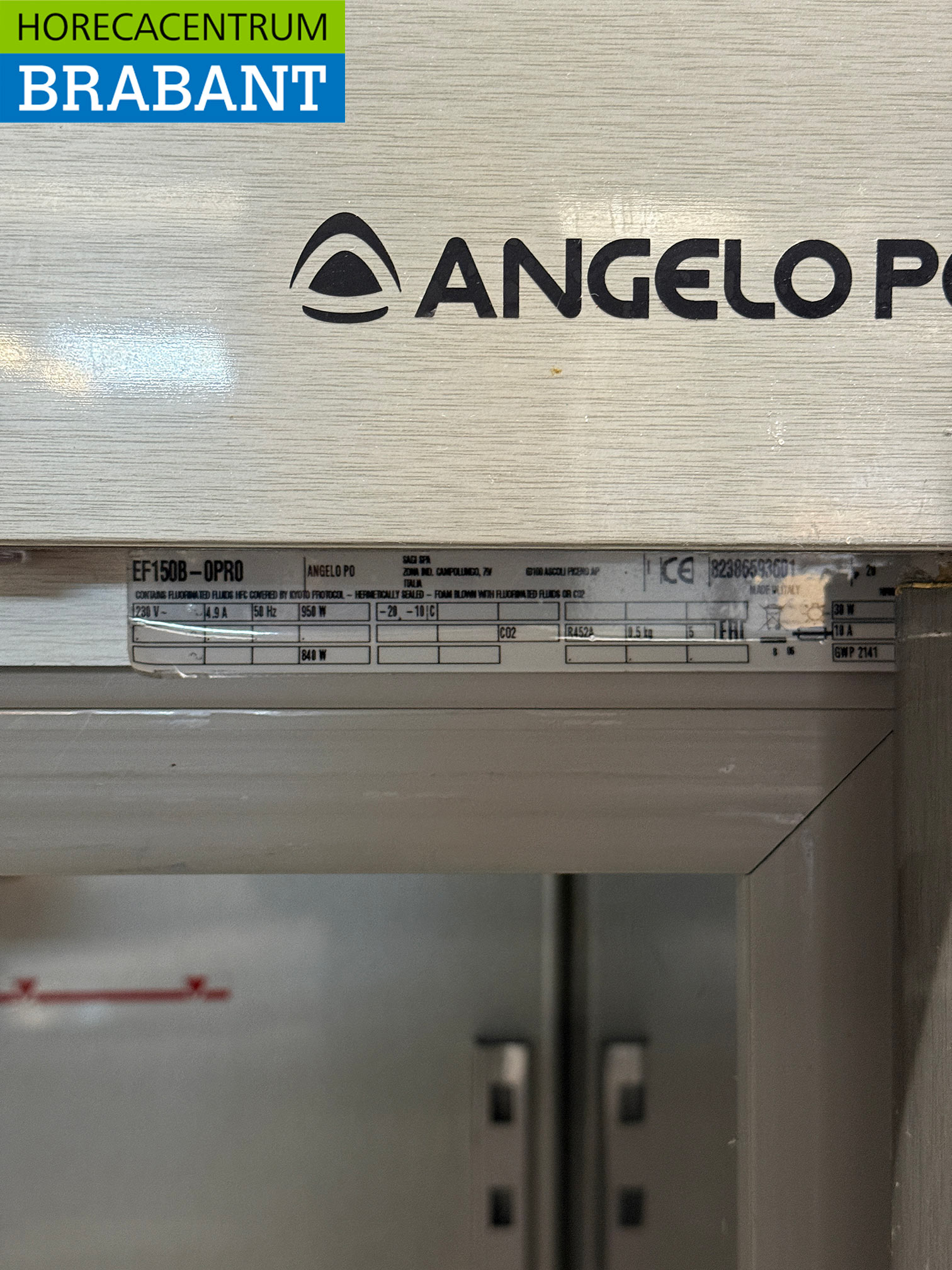 Angelo Po Double-Door Freezer, 1400 liters, 230V, Commercial Use - Image 5