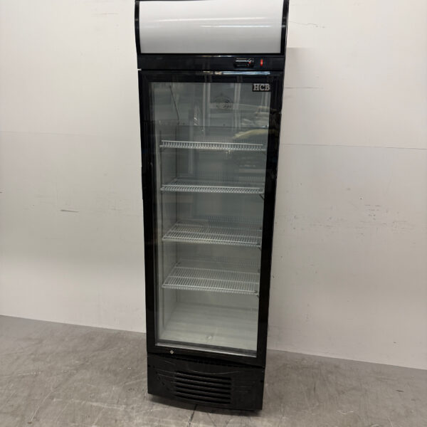 HCB Glass Door Refrigerator Beverage Refrigerator Glass door 278 liters 230V Catering