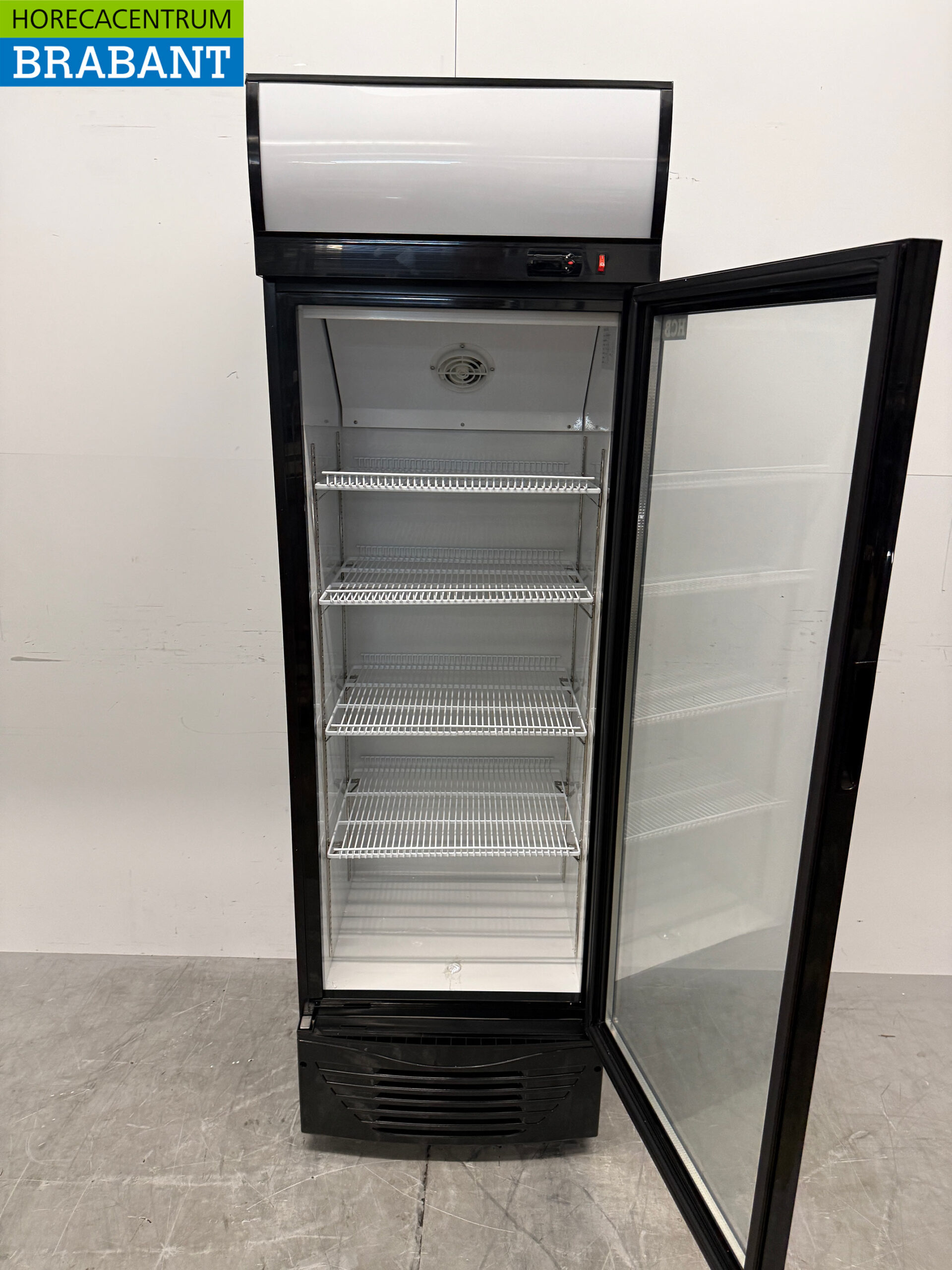 HCB Glass Door Refrigerator Beverage Refrigerator Glass door 278 liters 230V Catering - Image 4