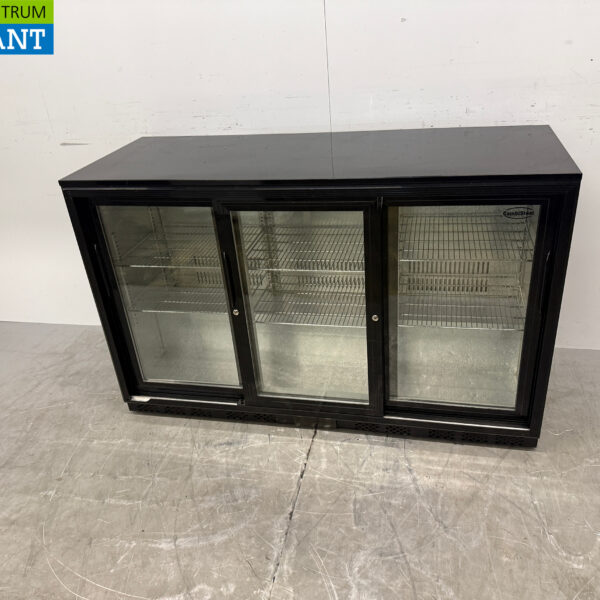 Combisteel Bar Refrigerator 3 Glass Sliding Doors 135,5 cm 230V Horeca