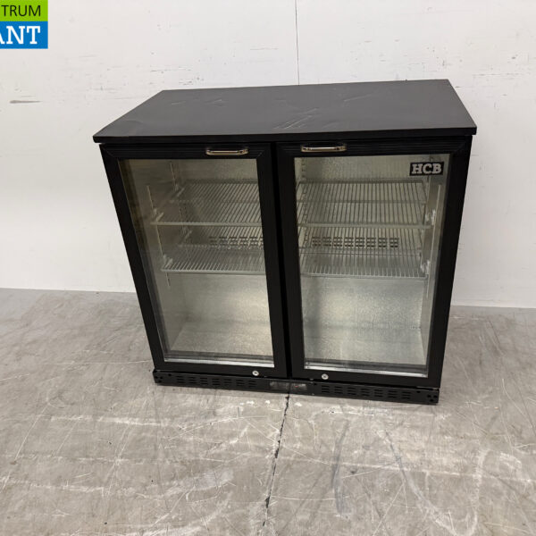 Backbar Bar Refrigerator Glass folding doors 218 liters 90 cm 230V Horeca
