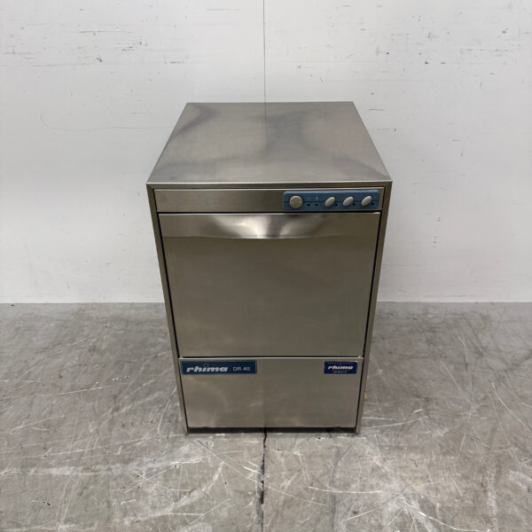 Stainless Steel Rhima DR40 Glass Washer, 230V, for the Food Service Industry