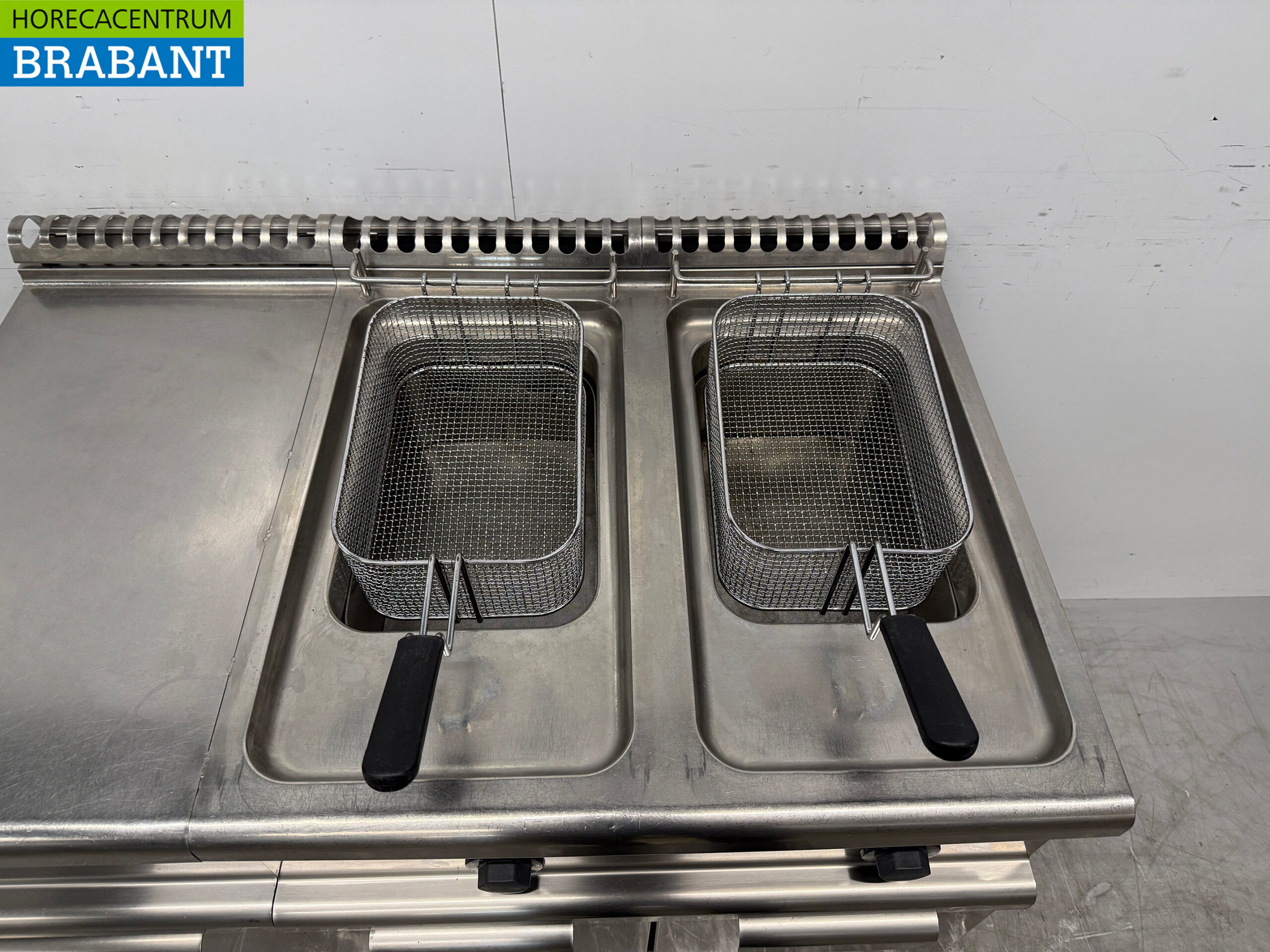 Stainless steel Electrolux Double Fryer 2 x 15 liters 400V Catering - Image 4