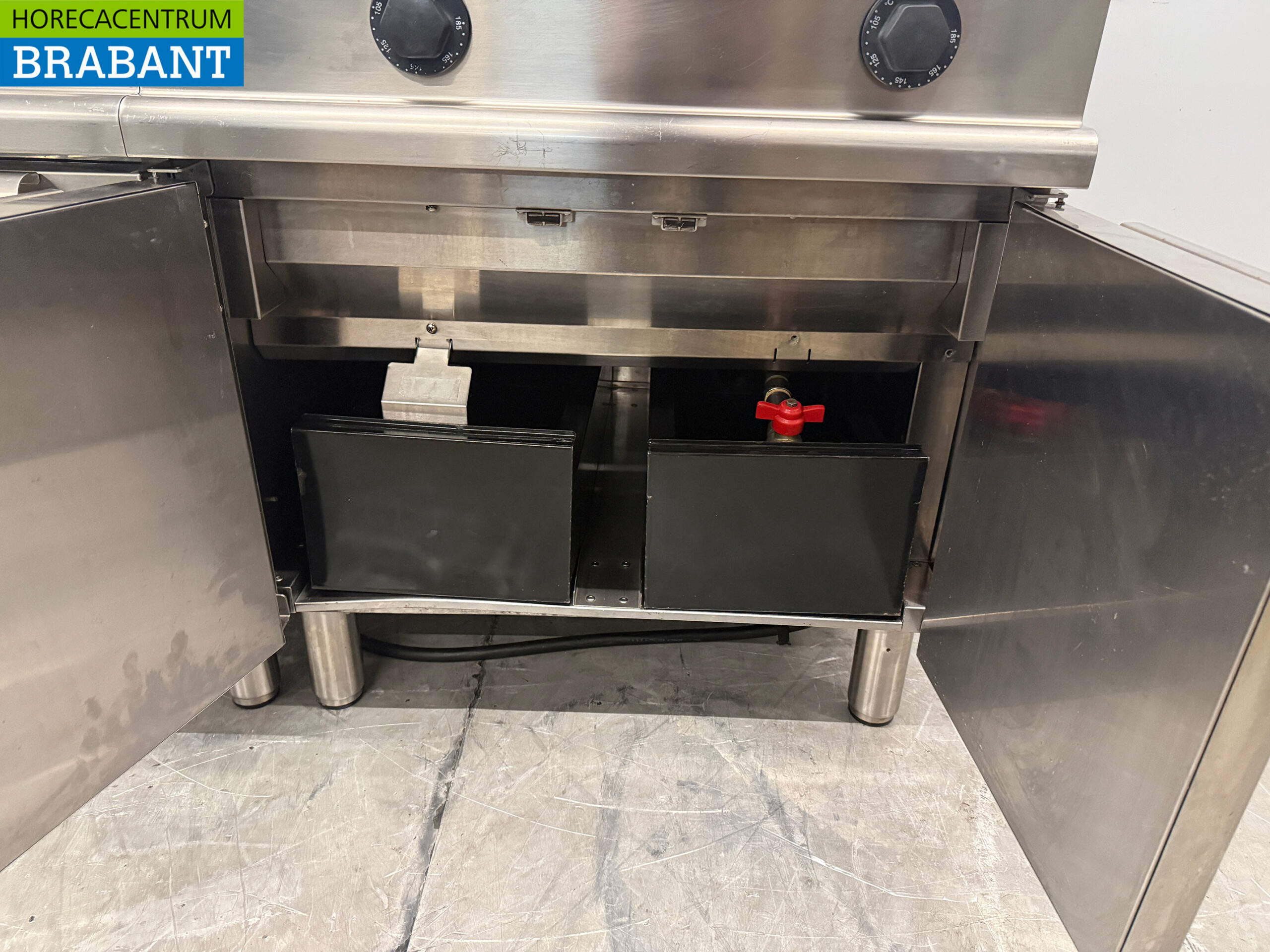 Stainless steel Electrolux Double Fryer 2 x 15 liters 400V Catering - Image 5