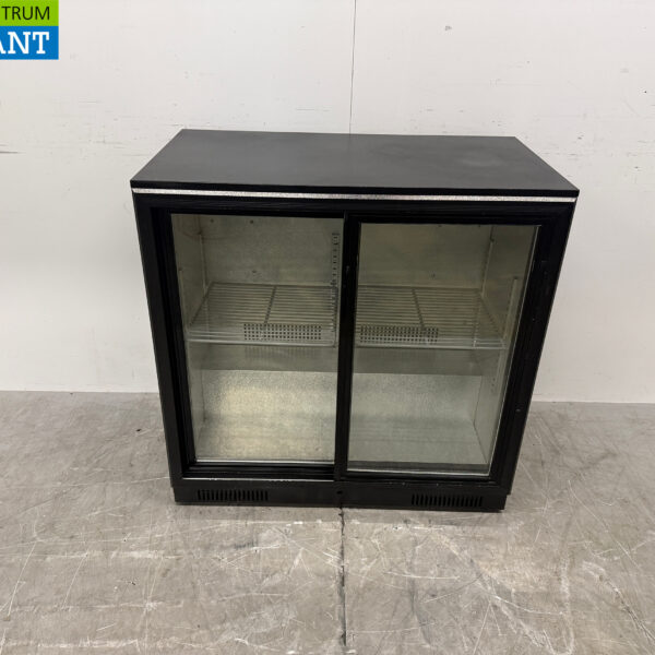 Bar Cooler with 2 Glass Sliding Doors, 90.5 cm, 230V, for the Food Service Industry