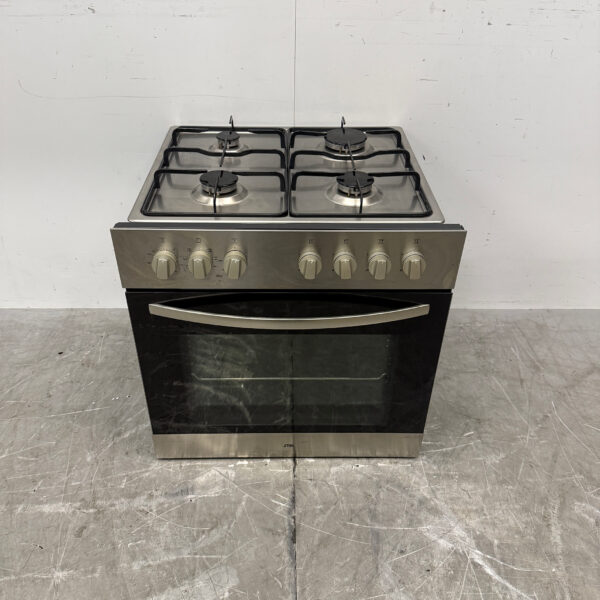 Stainless Steel Etna Built-In Convection Oven with 4-Burner Gas Stove + 230V for the Food Service Industry
