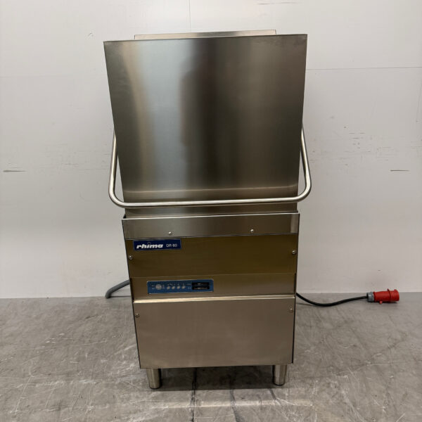 Stainless steel Rhima DR60 Sliding dishwasher 400V Catering