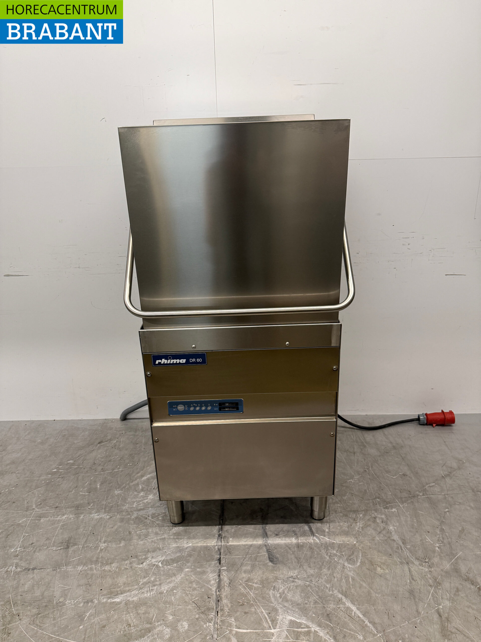 Stainless steel Rhima DR60 Sliding dishwasher 400V Catering