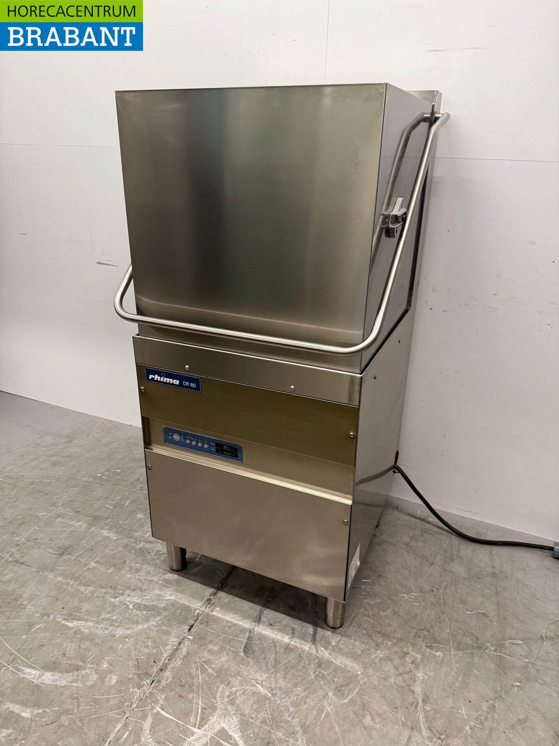 Stainless steel Rhima DR60 Sliding dishwasher 400V Catering - Image 2