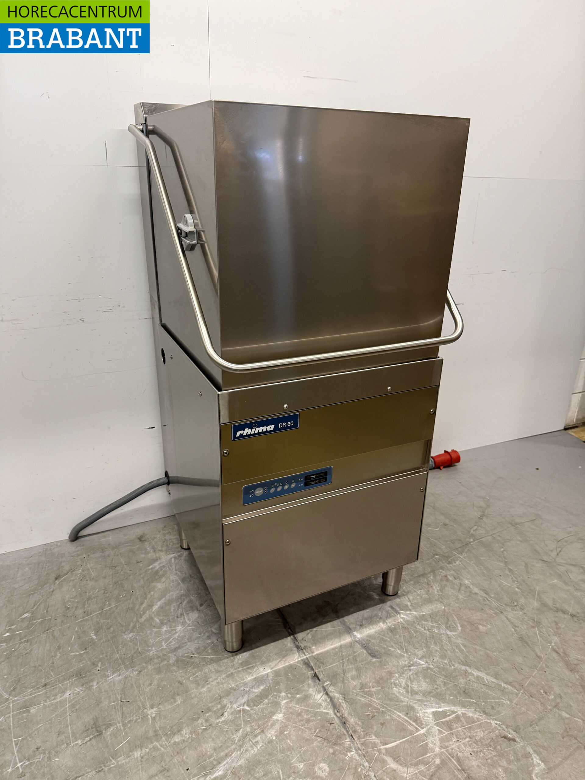 Stainless steel Rhima DR60 Sliding dishwasher 400V Catering - Image 3