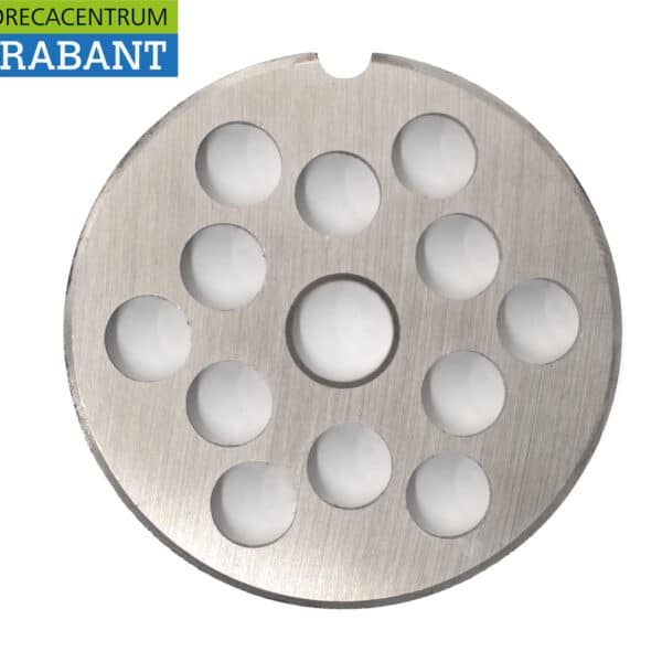 HCB Stainless Steel Plate for Meat Grinder, Size 8, 8 mm — Butcher Shop & Food Service