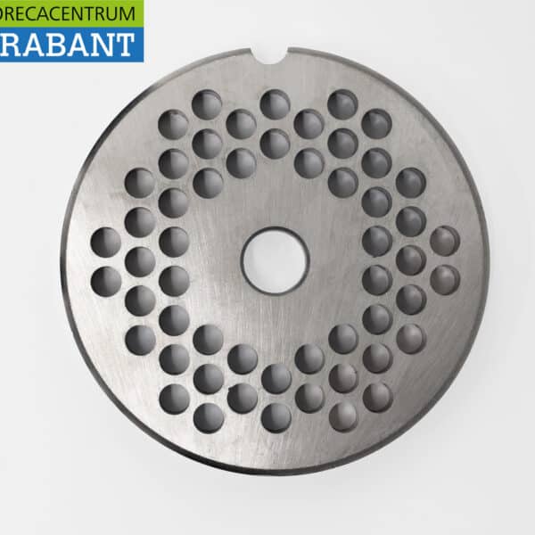 HCB Stainless Steel Plate for Meat Grinder, Size 12, 5 mm—Butcher Shop & Food Service