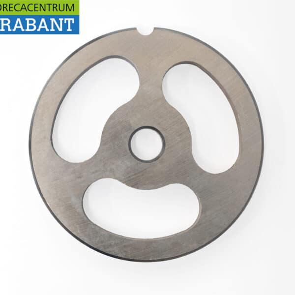 HCB Stainless Steel Cutting Plate for Meat Grinder, Size 22—Butcher Shops and Food Service