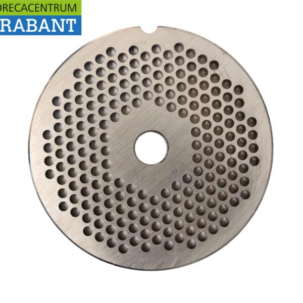 HCB Stainless Steel Plate for Meat Grinder, Size 32, 4 mm—Butcher Shop & Food Service