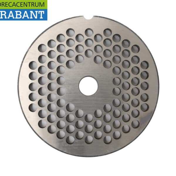HCB Stainless Steel Plate for Meat Grinder, Size 32, 6 mm—Butcher Shop & Food Service