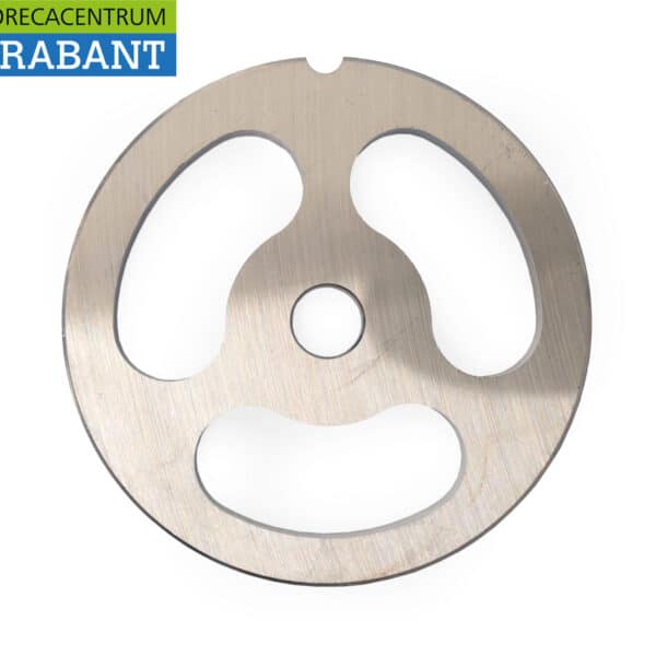 HCB Stainless Steel Cutting Plate for Meat Grinder, Size 32—Butcher Shops and Food Service