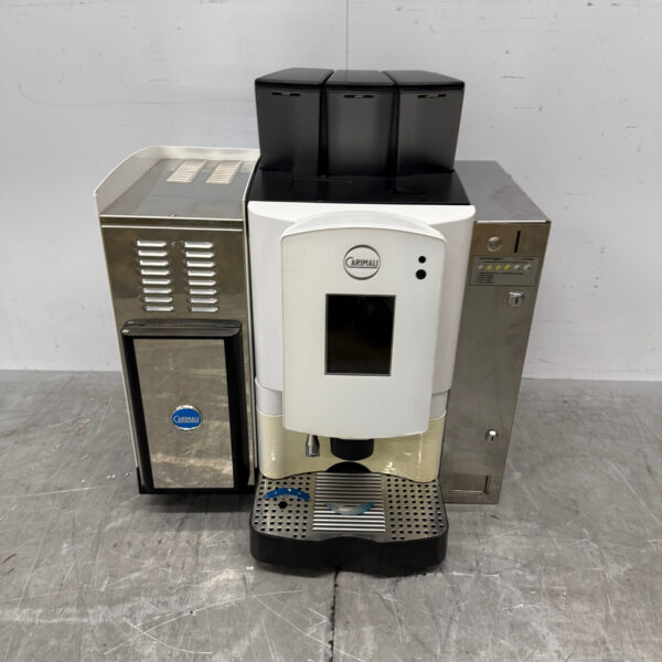 Carimali Optima espresso machine with milk cooler Euro insert 230V Catering