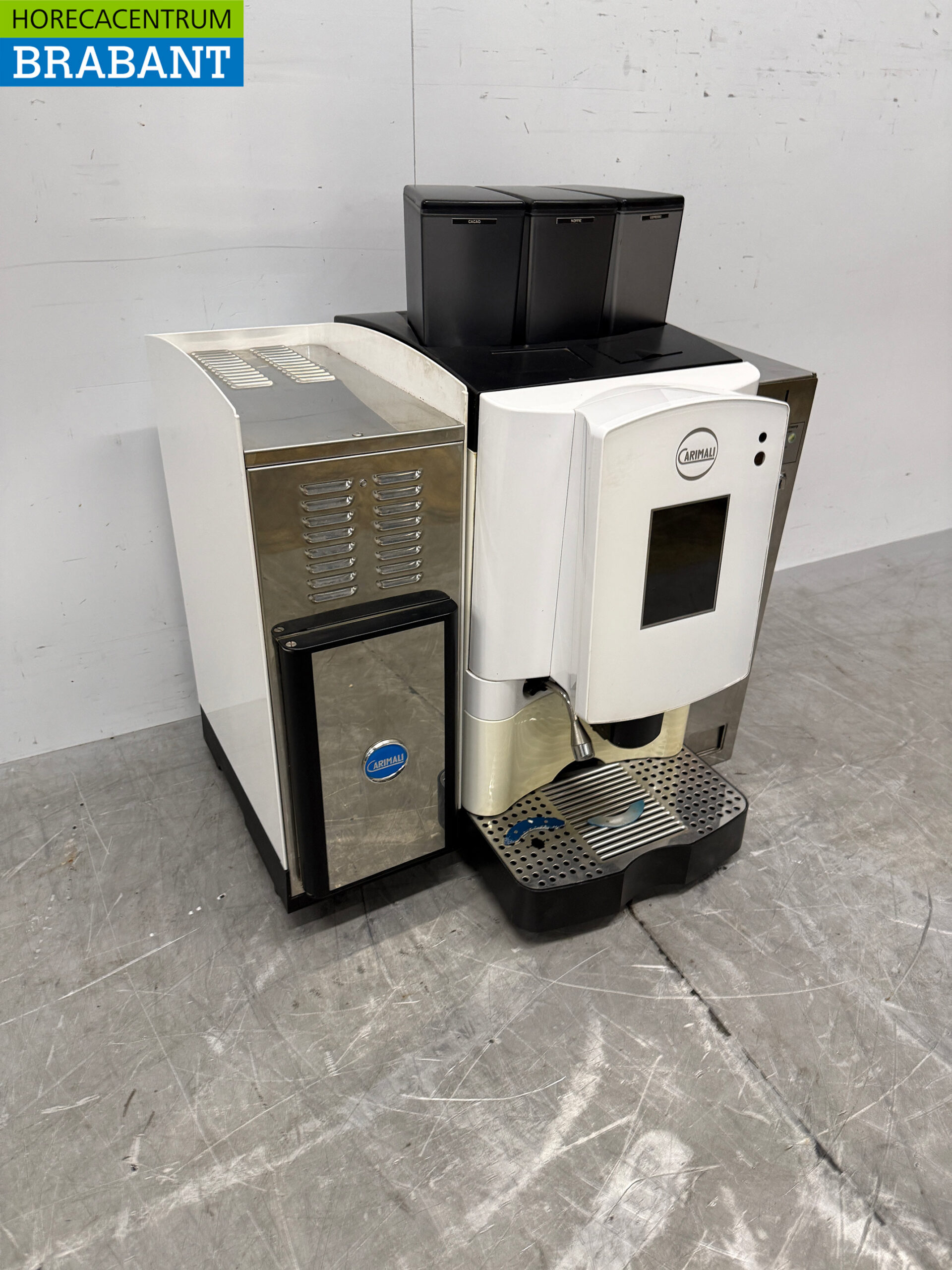Carimali Optima espresso machine with milk cooler Euro insert 230V Catering - Image 3