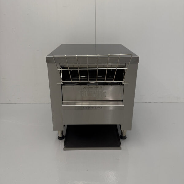 Stainless steel Buffalo DB175 Walk-through toaster Bread toaster Conveyor oven 400 pieces 230V Horeca