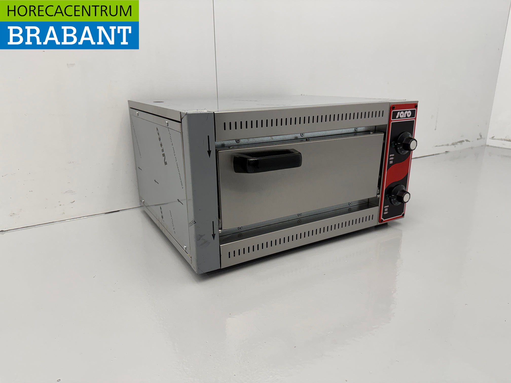 Stainless steel Saro Palermo Pizza oven 1 pizza 230V Horeca - Image 3