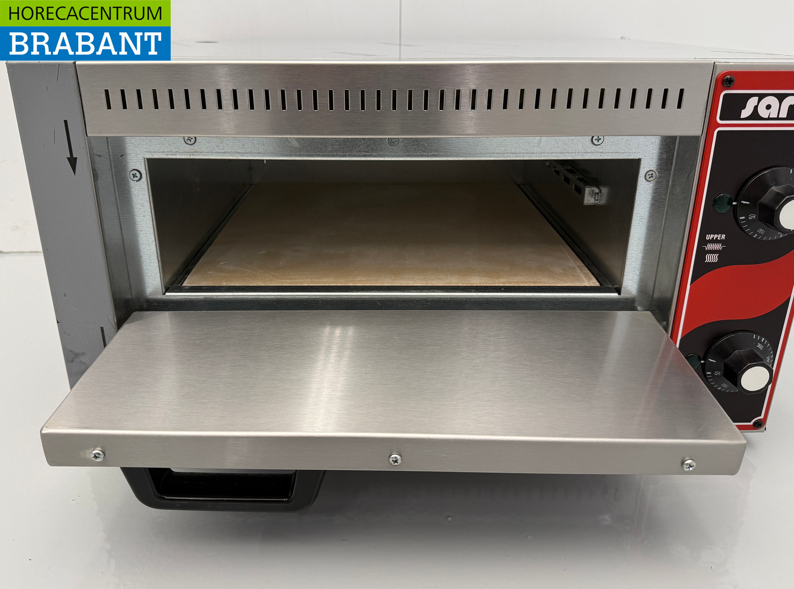 Stainless steel Saro Palermo Pizza oven 1 pizza 230V Horeca - Image 5