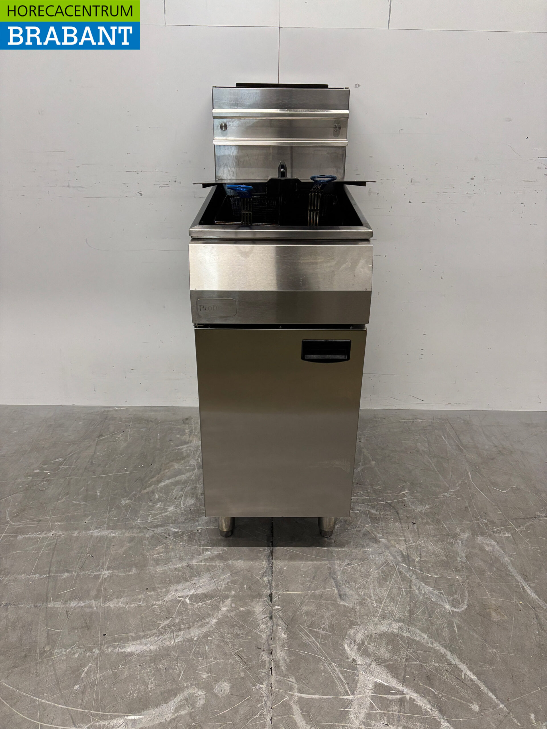 Profinox Stainless Steel 21-Liter Gas Deep Fryer for the Food Service Industry