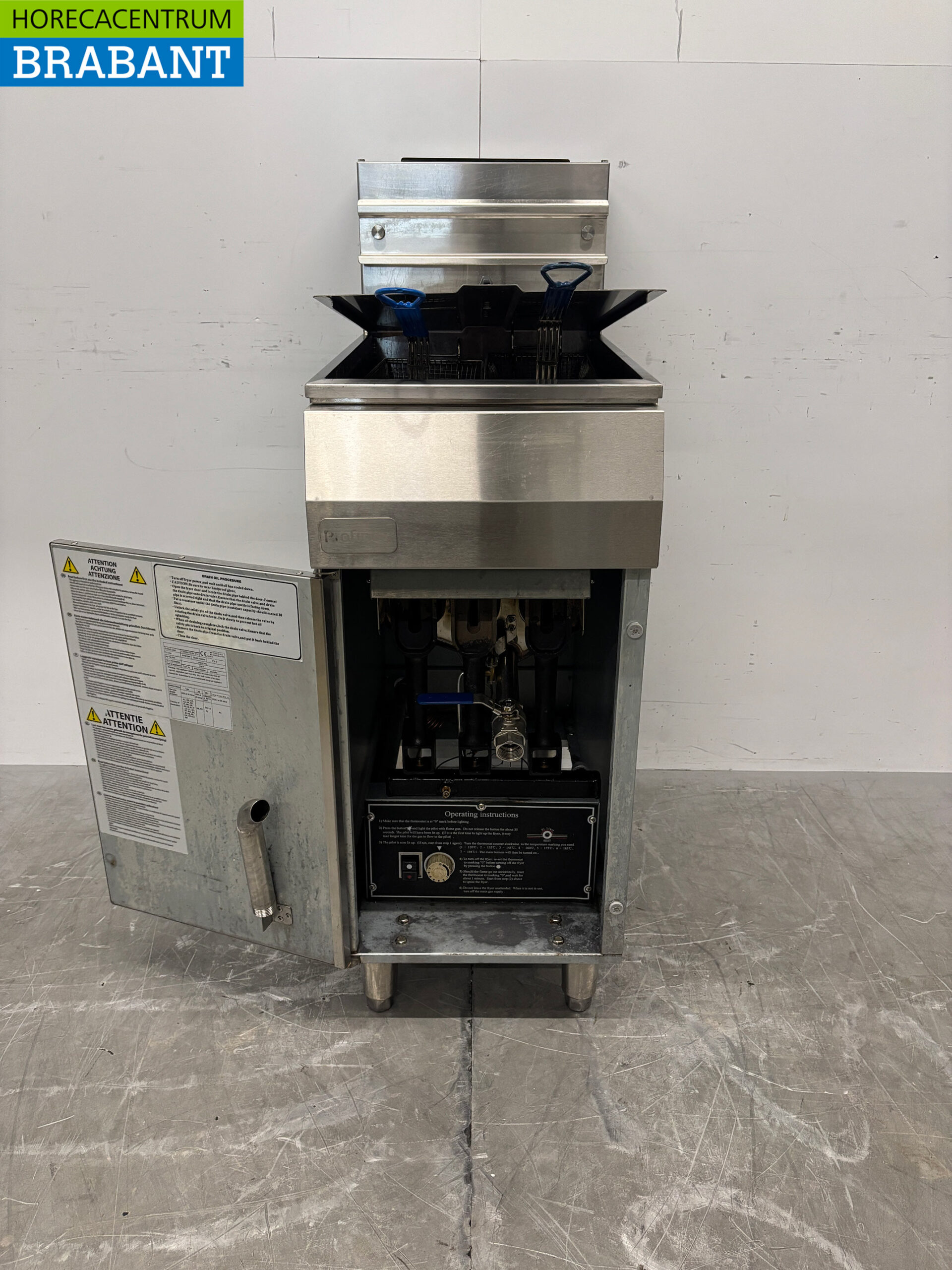 Profinox Stainless Steel 21-Liter Gas Deep Fryer for the Food Service Industry - Image 4