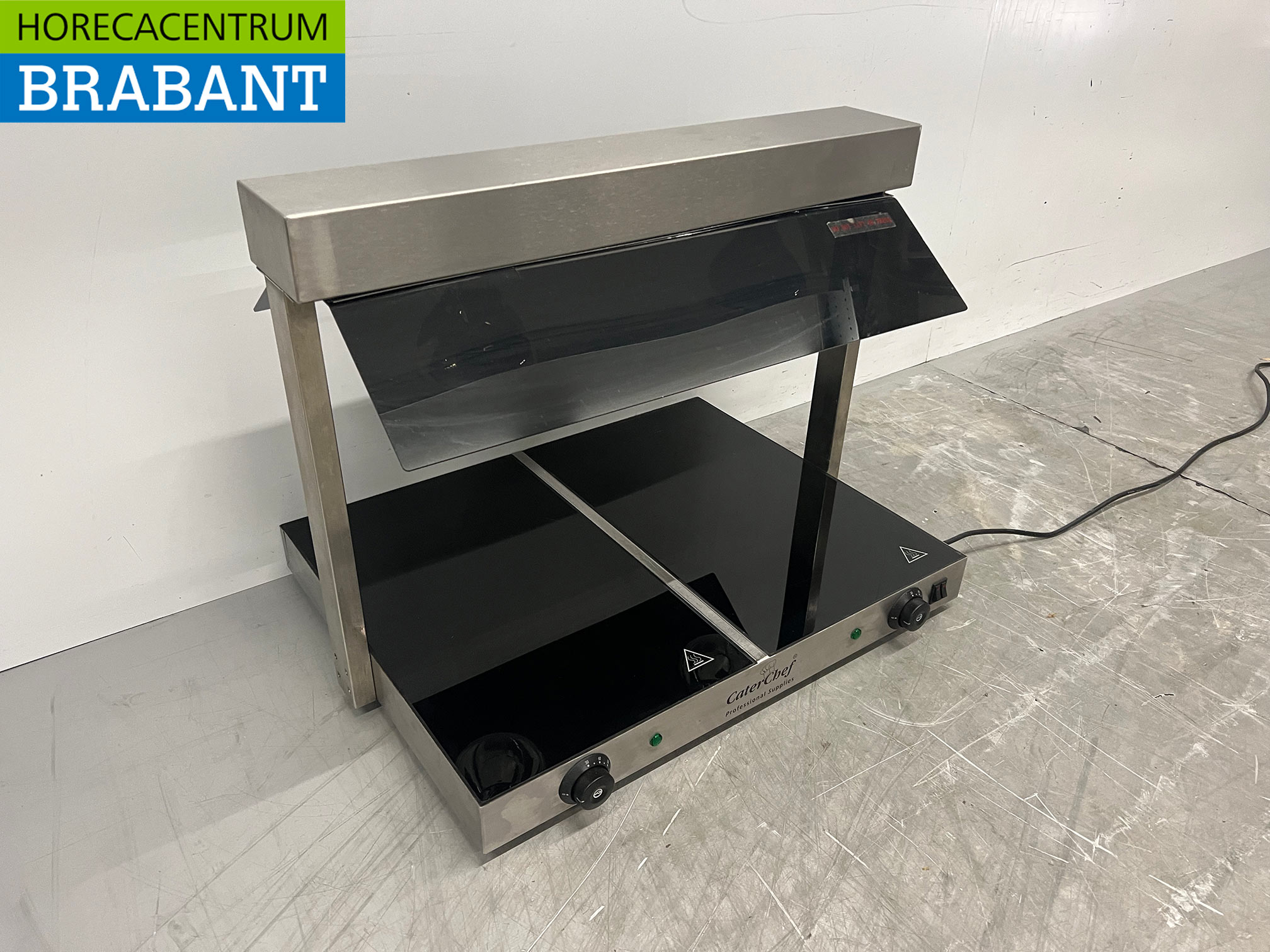 Stainless Steel Caterchef Hot Plate, 2 x 1/1 GN, 230V, Food Service - Image 3